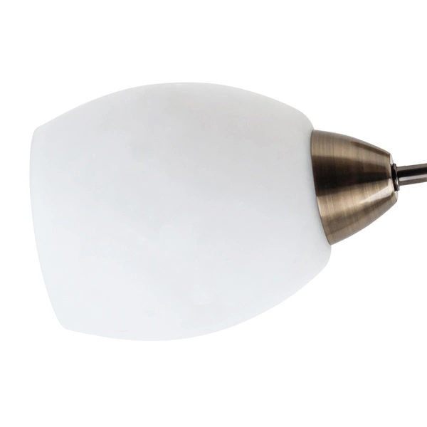Pisa Ceiling Lamp 3xE27 Max.60W Patina Metal/White Glass 8280311
