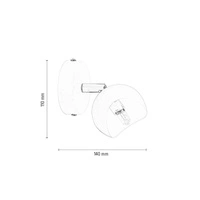 Kita Wall Lamp 1xG9 Max.28W Chrome Metal/White Metal 2721102