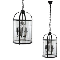 Lampa wisząca BELLONA śr. 36cm E14 | czarny 9800604