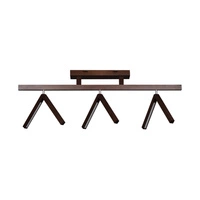 Silas Ceiling Lamp 3xLED 24V Integrated 1680lm 3000K 18W Walnut Beech Wood 5186376