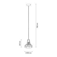 Lampa wisząca z drutu OUTLINE 1330104