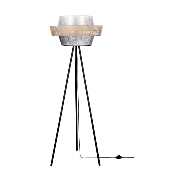 Nevoa Floor Lamp 1xE27 Max.40W Black/Black-Gold-Silver 12610104