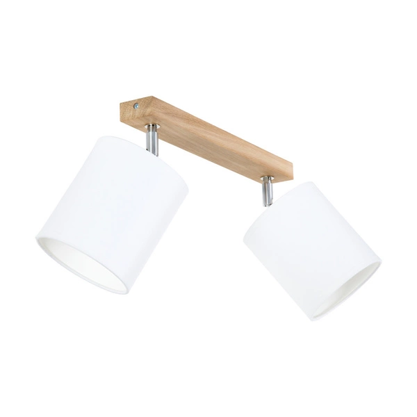 Aprillia Ceiling Lamp 2xE27 Max.25W Oiled Oak/White 56744274