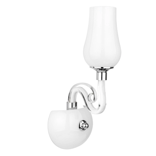 Lutecja Wall lamp 1xE14 Max.40W White/Transparent/Chrome 9150102