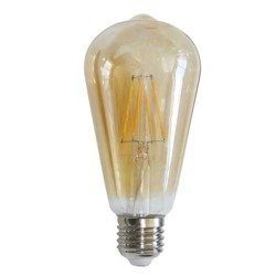 FILAMENT LED bulb E27 6W warm 2700k ST64 teardrop GOLD