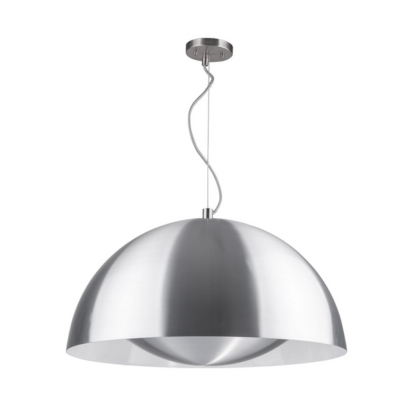 Lampa wisząca RAY srebrna 66cm