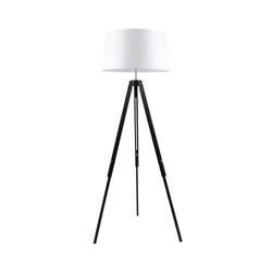 Tripod Floor Lamp 1xE27 Max.60W Black/Transparent/White 6021004