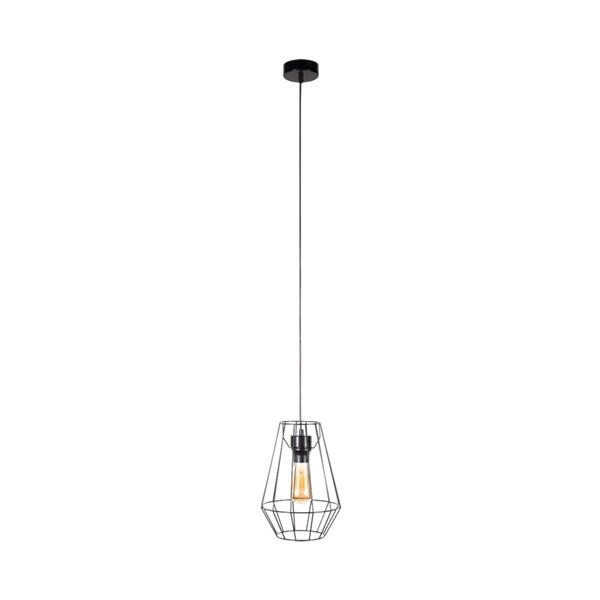 Endorphin Pendant Lamp 1xE27 Max.60W Black/Black PVC/Black