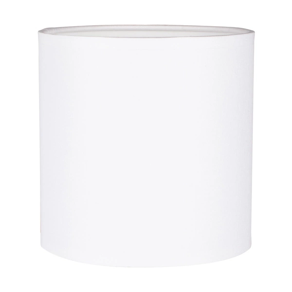 Trongo Round Table Lamp 1xE27 Max.25W Walnut Beech Wood/Black PVC Cable/White Fabric Shade 7181976