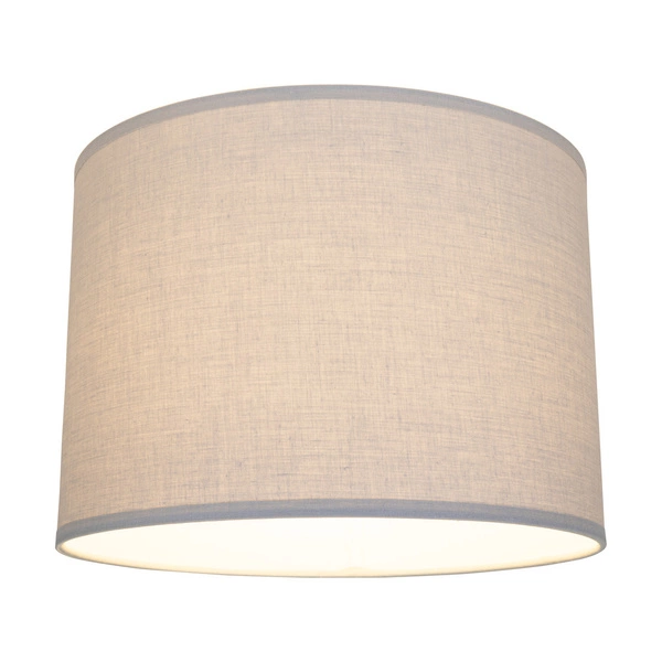 Lampshade Cylinder E27 H35 Gray Cotton A0216