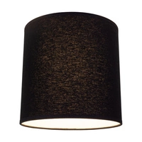 Lampshade Cylinder E27 H20 Black Fabric A1256