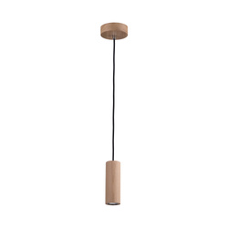 Pipe Pendant Lamp Incl. 1xGU10 LED 5W Oiled Oak/Anthracite