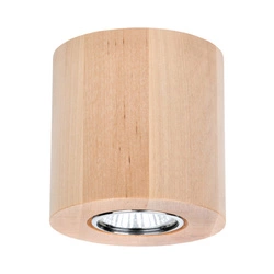 Wooddream Round Ceiling Lamp Incl.1xLED GU10 5W Birch 2566160