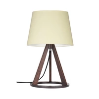 Konan Table Lamp 1xE27 Max.25W Walnut/Black/Cream 6512976