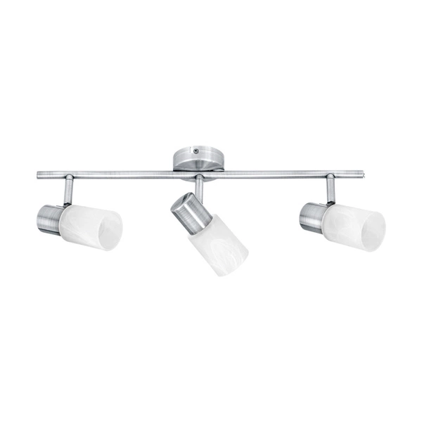 Kira Ceiling Lamp 3xE14 Max.40W Satin Metal/White Glass 2220328