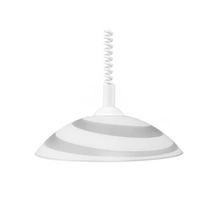 Lampa wisząca Circle 1xE27 Max.60W Biały materiał syntetyczny/Biały kabel z materiału syntetycznego/białe szkło 4313502