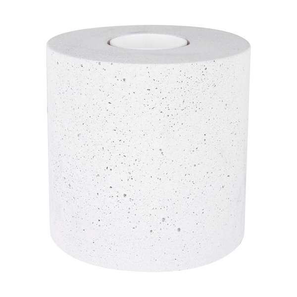 Mocna okrągła lampa stołowa 1xE27 maks. 25W biały beton/czarny kabel PVC 6070937