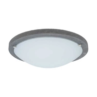 Rocky Ceiling Lamp 1xLED 24V Integrated 1650lm 2700K 18W Gray Concrete/White Glass 4754036