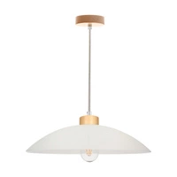 Jona Lampa Wisząca 1xE27 Max.60W Brzoza/Transparentny/Biały 1408060