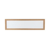 Kwadratowa Lampa Sufitowa Vivica 1xLED Zintegrowana 4600lm 4000K 45W Dąb Olejowany/Biały Materiał Syntetyczny 2087074