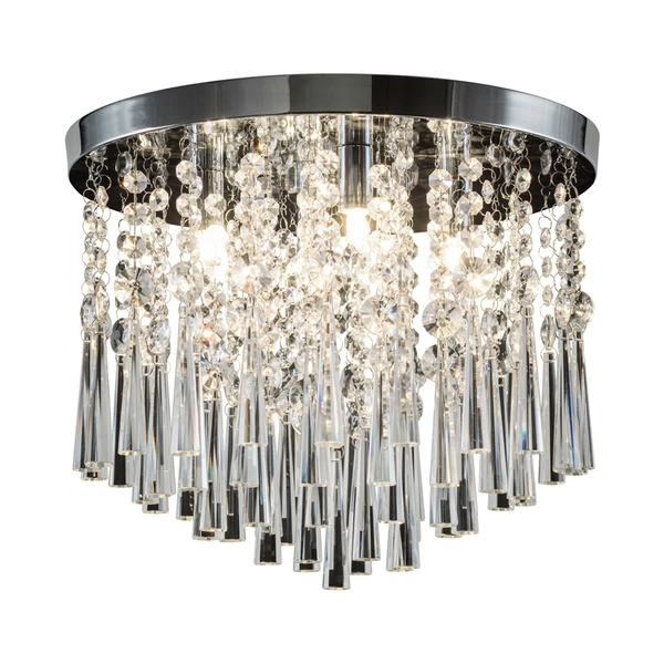 Luxoria Ceiling Lamp Incl. 4xG9 3W Chrome/Transparent 9018428
