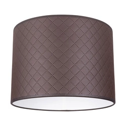 Lampshade Cylinder E27 H0 Brown Fabric A0926