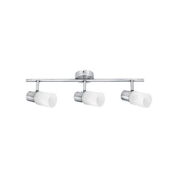 Kira Ceiling Lamp 3xE14 Max.40W Satin Metal/White Glass 2220328