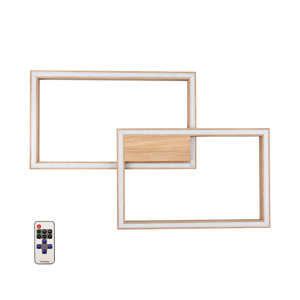 Ramme Ceiling Lamp 1xLED 24V Integrated, 48W Oiled Oak/ Remote Control