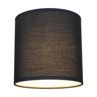 Lampshade Cylinder E27 H25 Graphite Fabric A0569