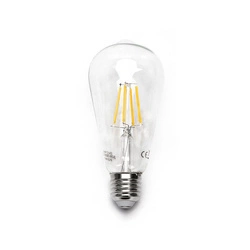 Filament LED bulb ST64 E27 8W warm 2700K