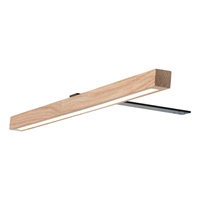 Lampa montowana nad szafkę łazienkową AQUA VIVA LED 9W 3000K Czarny/Dąb IP44 szer 60cm 89421104