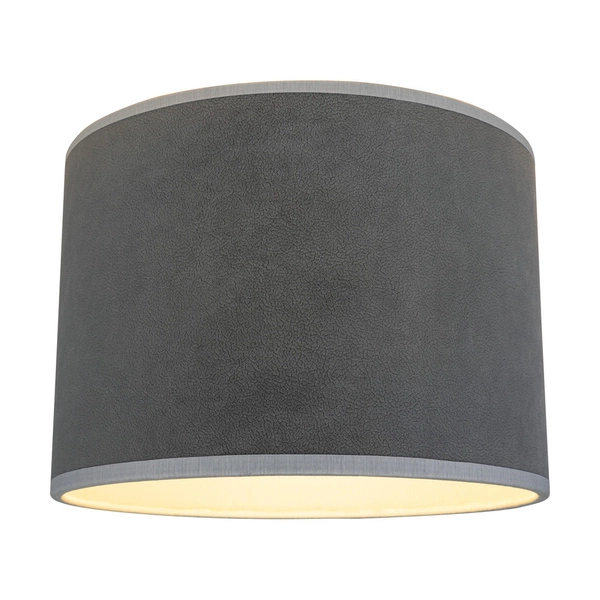 Lampshade Cylinder E27 H30 Gray Velvet A0427