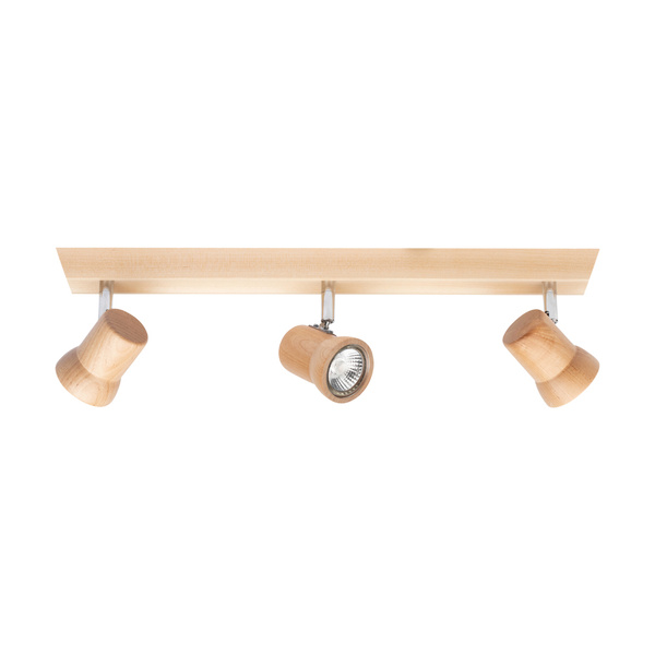 Venla Ceiling Lamp Incl. 3xLED GU10 5W Birch Wood