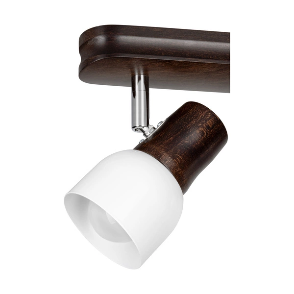 Lampa Sufitowa Svantje 3xE14 Max.40W Drewno Bukowe Orzech/Biały Metal 2239376