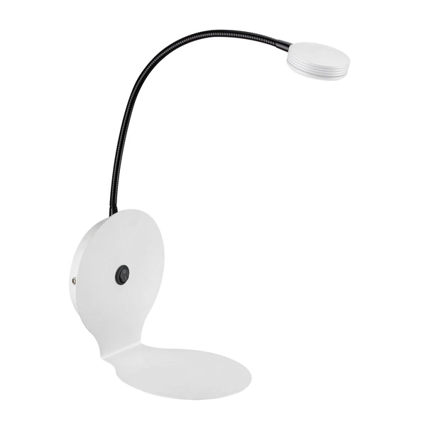 Arles Wall Lamp Incl. 1xLED 270lm 3000K 3W White Metal/Black Metal 5850102