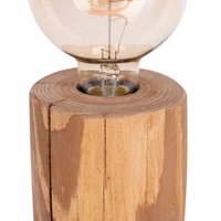 Trabo Table Table Lamp 1xE27 Max.25W Stained Pine/Black 76911151