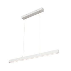 Smal Pendant Lamp 1xLED 24V Integrated 1050lm 3000K 12W White Beech Wood/Transparent PVC Cable with Touch Dimmer