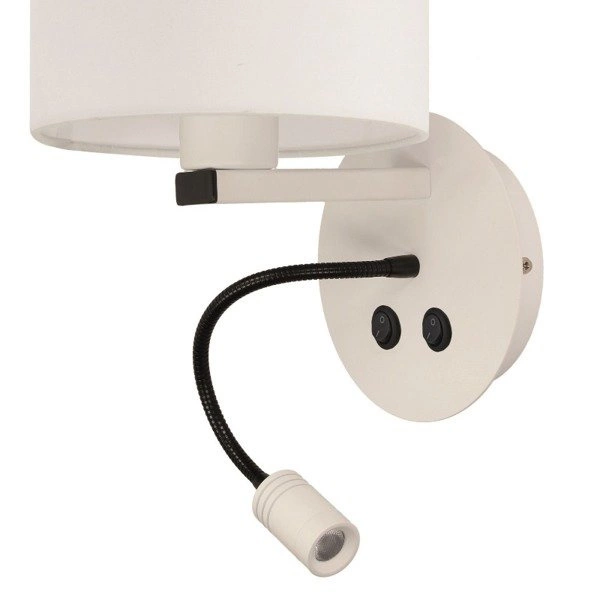 Kinkiet TURID II biały+ led do czytania 5855102