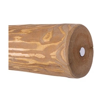 Lampa wisząca Lucas 1xLED Samsung 24V zintegrowana 3080lm 3000K 33W barwiona sosna brązowa/czarny metal/przezroczysty kabel PVC z dotykowym ściemniaczem 69680104