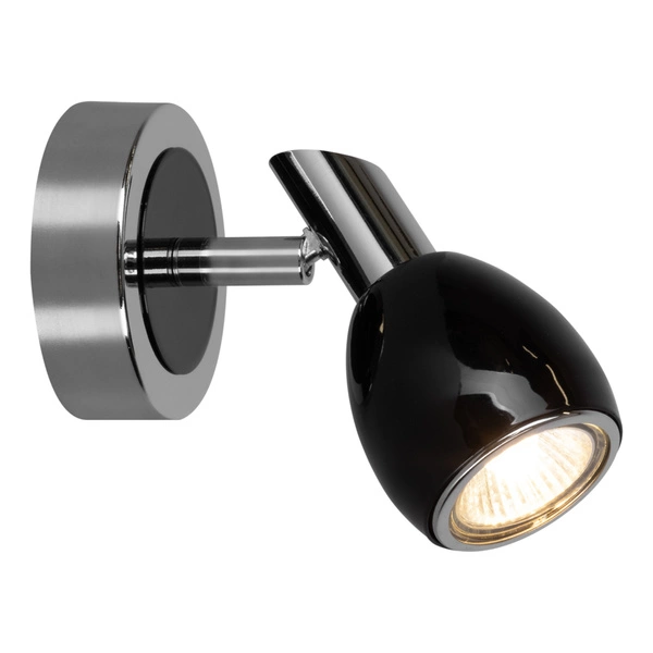 Colors Wall Lamp 1xGU10 Max.50W Black Metal/Chrome Metal 2212104