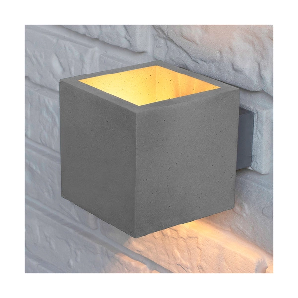 Block Wall Lamp 1xG9 Max.28W Gray Concrete 2255136