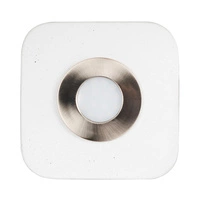 Cool Ceiling Lamp Incl. 1xLED Integrated 300lm 3000K 5W White Concrete/Satin Metal 2291137