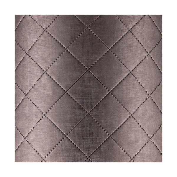 Lampshade Cylinder E27 H35 Gray-Brown Synthetic Fabric A0950