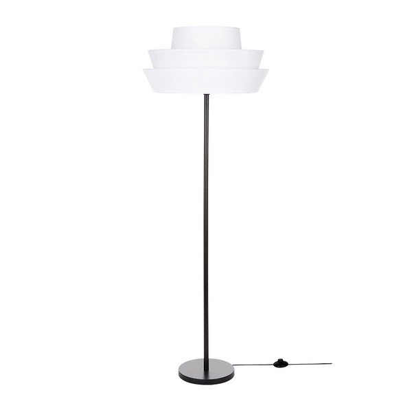 Amar Lampa Podłogowa 1xE27 Max.60W Czarny/Biały 12350104