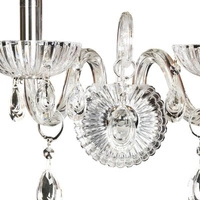 Queen Wall lamp 2xE14 Max.40W Transparent/Chrome 9140202