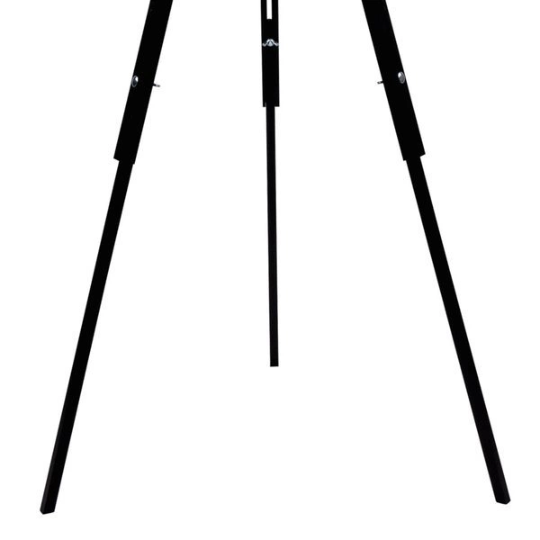 Lampa podłogowa TRIPOD drewno bukowe czarny abażur biały 6021004 6021004