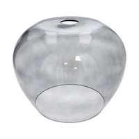 Lampa Wisząca Praia 3xE27 Maks. 60W Dąb Olejowany/Czarny Metal/Czarny Kabel PCV/Szkło Dymne 5500060