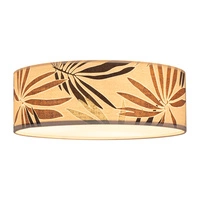 Hoja Ceiling Lamp 3xE27 Max.25W White Metal/Multicolor Wallpaper 4873802