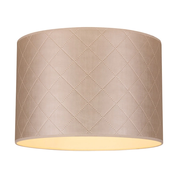 Lampshade Cylinder E27 H35 Pearl Synthetic Fabric A0948