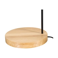 Muriel Floor Lamp 1xE27 Max.60W Oiled Oak/Black Metal/Black Fabric Cable 7274974